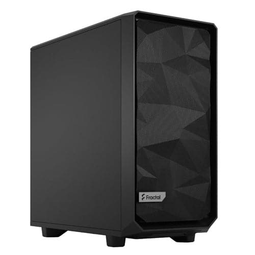 FRACTAL DESIGN Meshify 2 Compact Solid ATX Mid Tower Cabinet (Black) - Byte Baazar