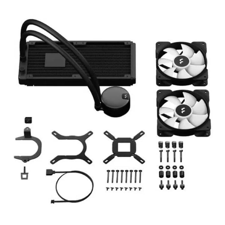 FRACTAL DESIGN Lumen S24 RGB V2 240mm Liquid Cooler (Black) - Byte Baazar