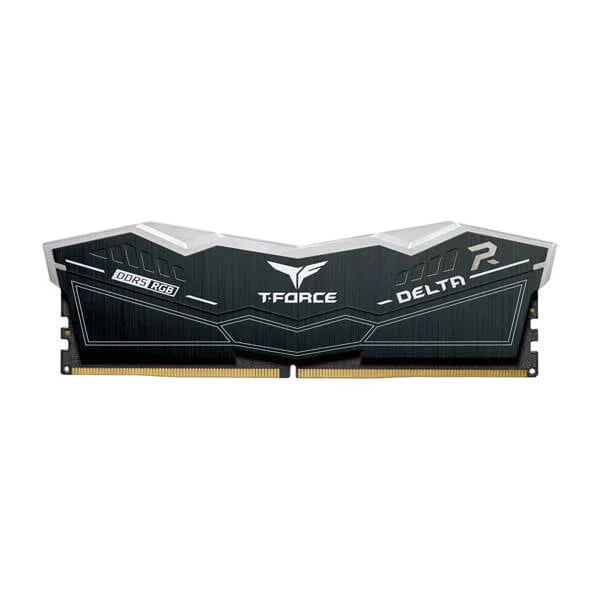 TEAMGROUP T-Force Delta RGB 32GB ( 16GBx2 ) 5200MHz DDR5 RAM (Black) - Byte Baazar