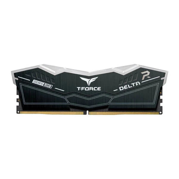 TEAMGROUP T-Force Delta RGB 64GB ( 32GBx2 ) 5200MHz DDR5 RAM (Black) - Byte Baazar