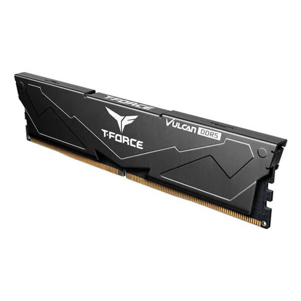 TEAMGROUP T-Force Vulcan 16GB ( 8GBx2 ) 5200MHz DDR5 RAM ( Black ) - Byte Baazar