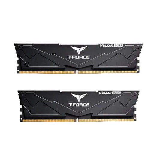 TEAMGROUP T-Force Vulcan 16GB ( 8GBx2 ) 5200MHz DDR5 RAM ( Black ) - Byte Baazar