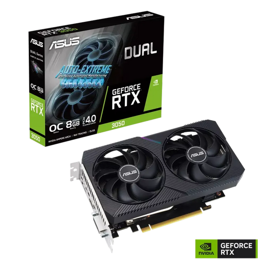 ASUS Dual GeForce RTX 3050 V2 OC Edition 8GB Nvidia Graphic Card - Byte Baazar