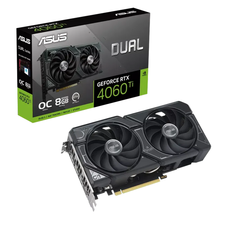 ASUS Dual GeForce RTX 4060 Ti Dual OC Edition 8GB Nvidia Graphic Card - Byte Baazar