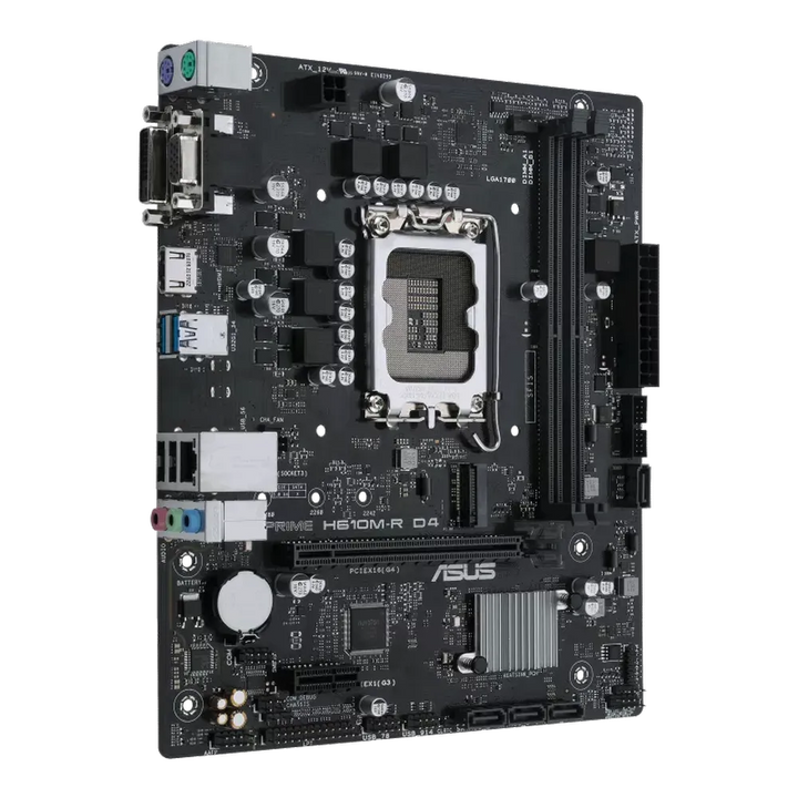 ASUS PRIME H610M-R D4 DDR4 Intel Motherboard - Byte Baazar