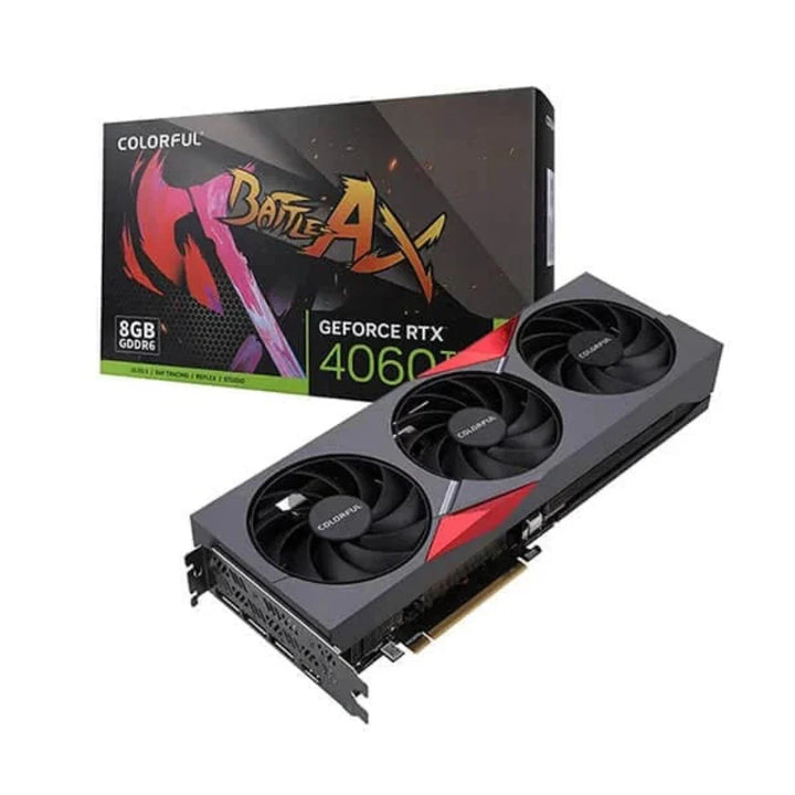 COLORFUL GeForce RTX 4060 Ti NB EX-V Battle AX Gaming 8GB Nvidia Graphic Card - Byte Baazar