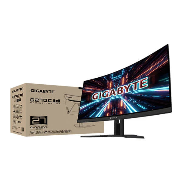 GIGABYTE G27QC A 27 Inch QHD 165Hz VA Panel 132%SRGB 1MS Gaming Monitor - Byte Baazar