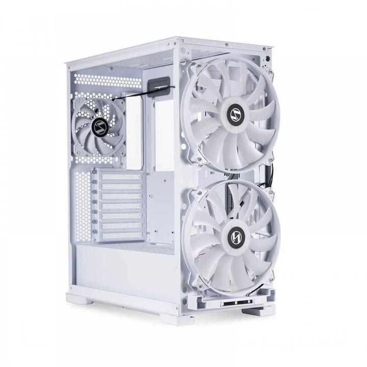 LIAN LI Lancool 215 ARGB EATX Mid Tower Cabinet (White) - Byte Baazar