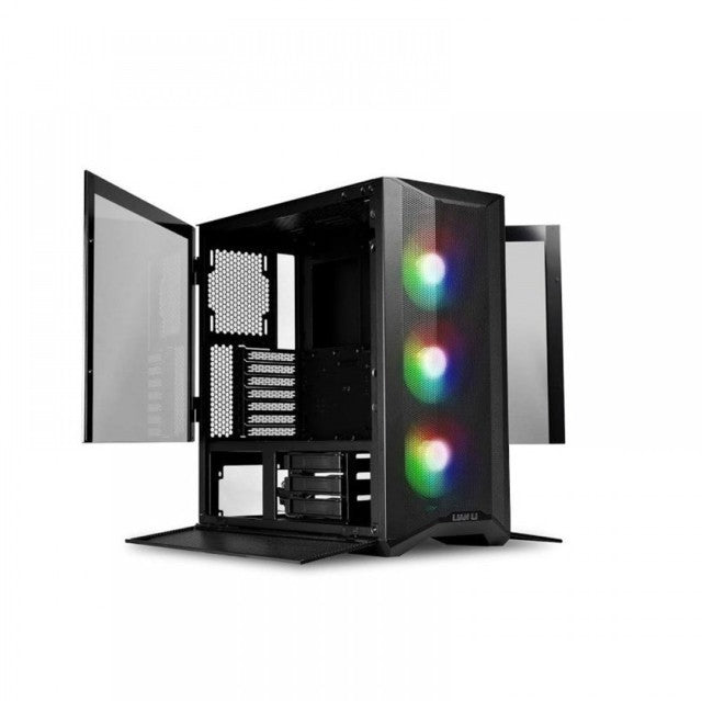 LIAN LI Lancool II Mesh RGB Type C EATX Mid Tower Cabinet (Black) - Byte Baazar