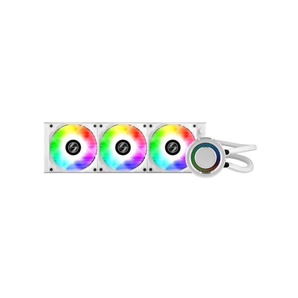 LIAN LI Galahad 360 ARGB 360mm CPU Liquid Cooler (White) - Byte Baazar