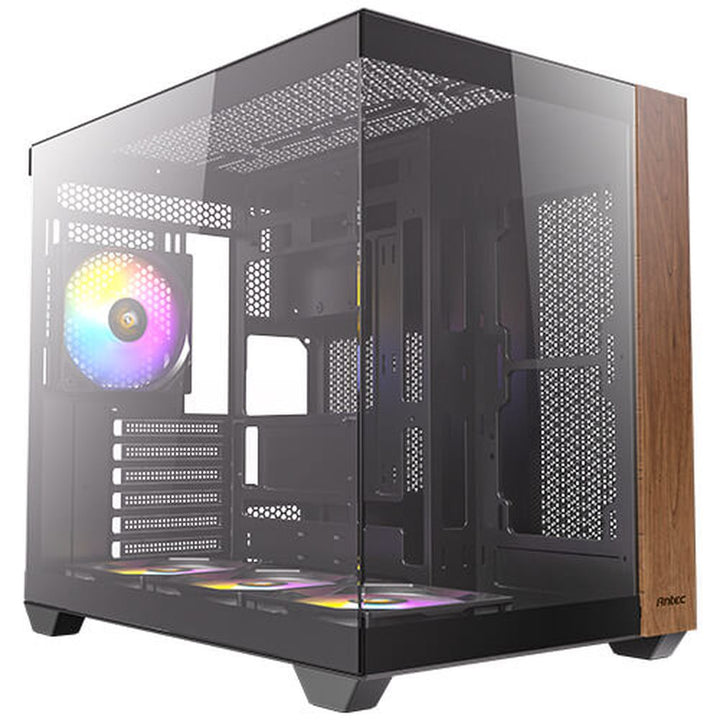 ANTEC CX800 Wood ARGB ATX Mid Tower Cabinet (Black) - Byte Baazar