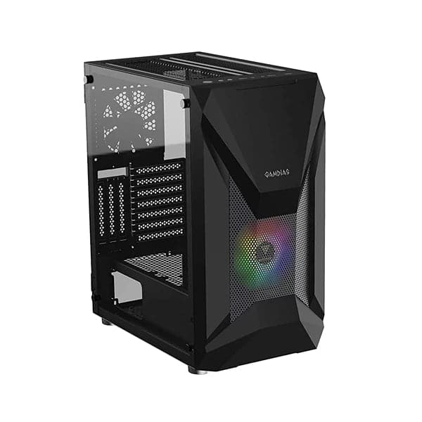 GAMDIAS Athena E1 Elite Mid Tower Cabinet (Black) - Byte Baazar