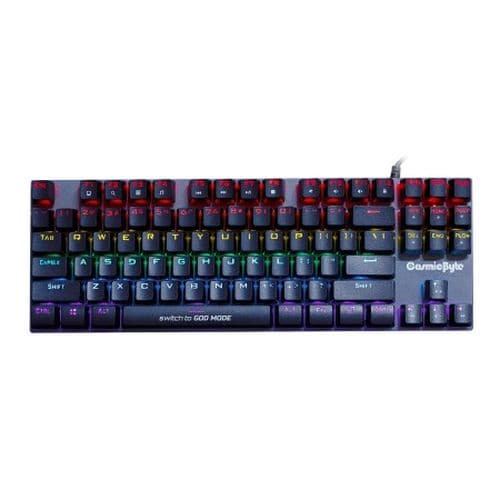 COSMIC BYTE CB-GK-26 Pandora Tenkeyless Mechanical Wired Gaming Keyboard ( Black ) ( Red Switch ) - Byte Baazar