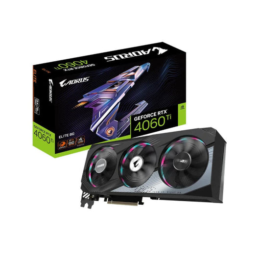 GIGABYTE GeForce RTX 4060 Ti Aorus Elite Non OC 8GB Nvidia Graphic Card - Byte Baazar