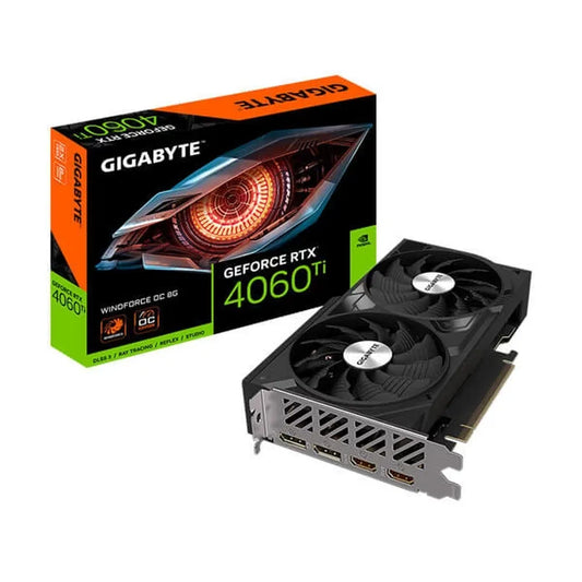 GIGABYTE GeForce RTX 4060 Ti Windforce OC 8GB NVIDIA Graphics Card - Byte Baazar