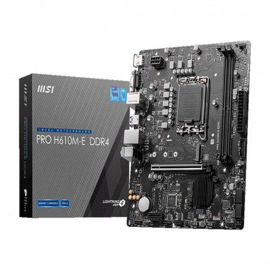 MSI Pro H610M-E DDR4 Intel Motherboard - Byte Baazar