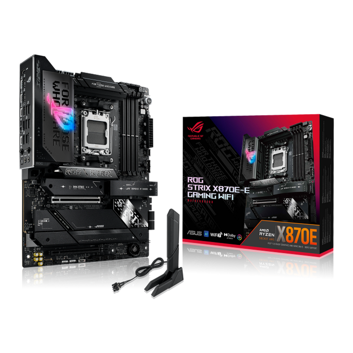 ASUS ROG Strix X870E-E Gaming Wifi DDR5 AMD Motherboard - Byte Baazar