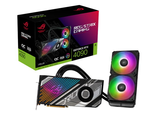 Asus ROG Strix Gaming LC Geforce RTX 4090 OC 24GB NVIDIA Graphics Card - Byte Baazar