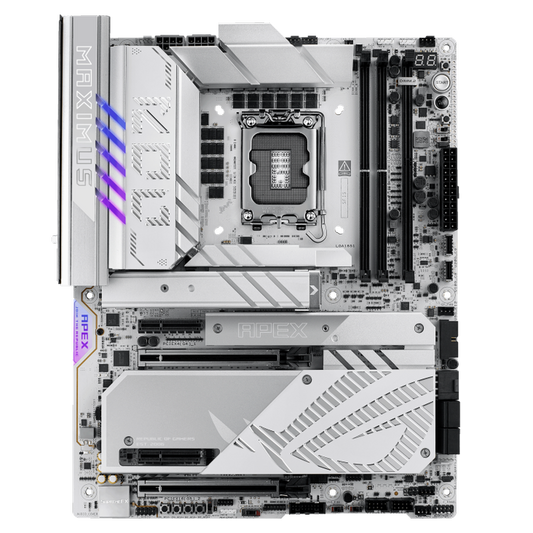 ASUS ROG Maximus Z890 Apex Wifi DDR5 Intel Motherboard ( White ) - Byte Baazar