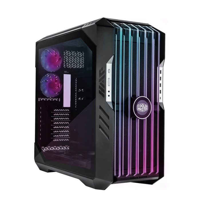 COOLER MASTER HAF 700 EVO ARGB (E-ATX) Full Tower Cabinet (Titanium Grey) - Byte Baazar