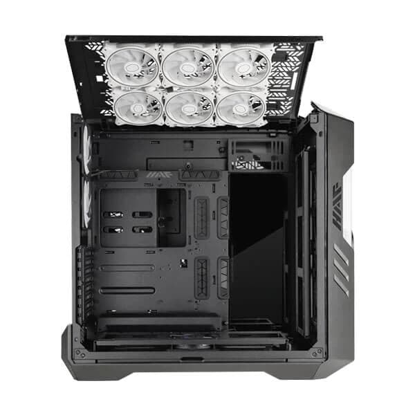 COOLER MASTER HAF 700 EVO ARGB (E-ATX) Full Tower Cabinet (Titanium Grey) - Byte Baazar