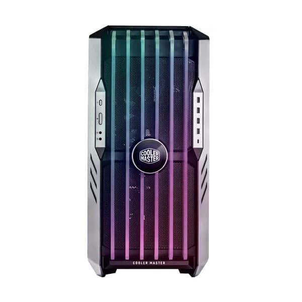 COOLER MASTER HAF 700 EVO ARGB (E-ATX) Full Tower Cabinet (Titanium Grey) - Byte Baazar