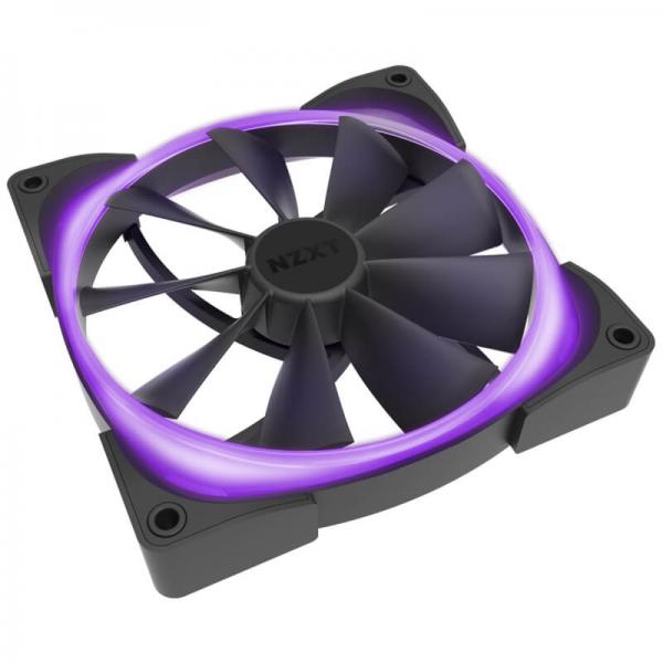 NZXT Aer RGB 2 Starter Kit 120mm Cabinet Fan Black (Single Pack) - Byte Baazar