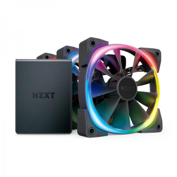 NZXT Aer RGB 2 Starter Kit 120mm Cabinet Fan Black (Single Pack) - Byte Baazar