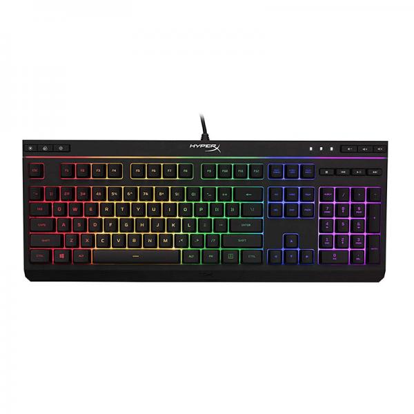 HYPERX Alloy Core RGB Full Size Membrane Wired Gaming Keyboard ( Black ) - Byte Baazar