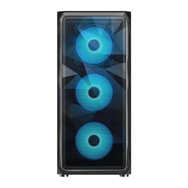 ANT ESPORTS ICE-112 ARGB ATX Mid Tower Cabinet (Black) - Byte Baazar