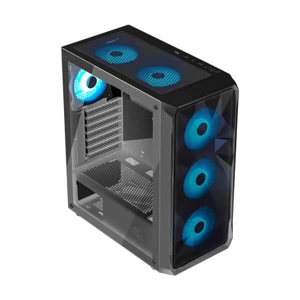 ANT ESPORTS ICE-112 ARGB ATX Mid Tower Cabinet (Black) - Byte Baazar