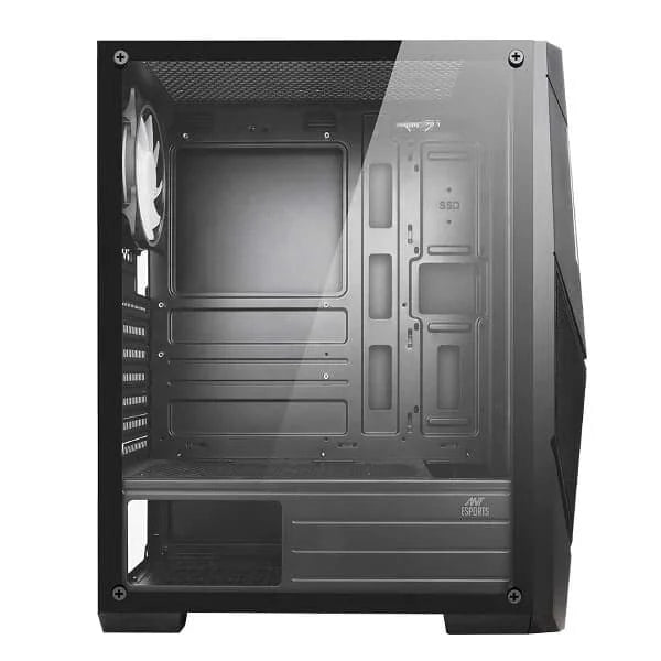 ANT ESPORTS ICE-211TG ARGB ATX Mid Tower Cabinet (Black) - Byte Baazar