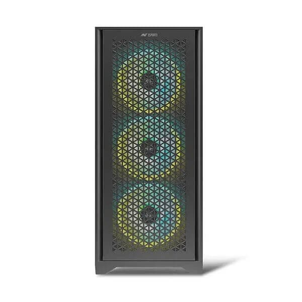 ANT ESPORTS ICE-4000 RGB Mesh ATX Mid Tower Cabinet (Black) - Byte Baazar