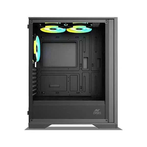 ANT ESPORTS ICE-4000 RGB Mesh ATX Mid Tower Cabinet (Black) - Byte Baazar