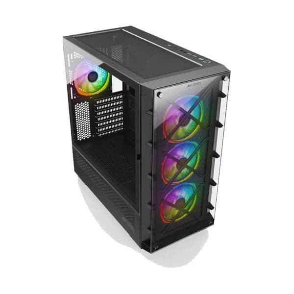 ANT ESPORTS ICE-5000 RGB EATX Mid Tower Cabinet (Black) - Byte Baazar