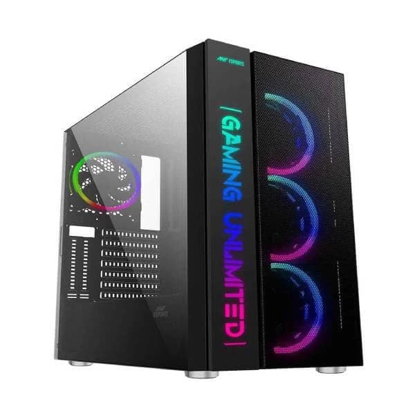 ANT ESPORTS ICE-511 MAX EATX Mid Tower Cabinet (Black) - Byte Baazar