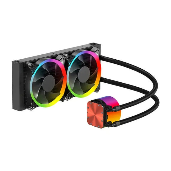 ANT ESPORTS Ice Chroma 240 ARGB 240mm CPU Liquid Cooler ( Black ) - Byte Baazar