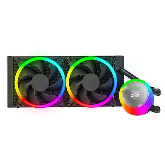 ANT ESPORTS Ice Chroma 240 ARGB 240mm CPU Liquid Cooler ( Black ) - Byte Baazar