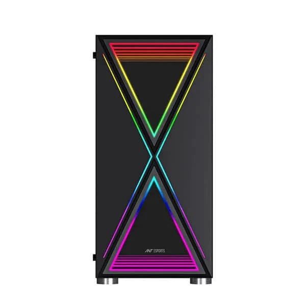 ANT ESPORTS Infinity X ATX Mid Tower Cabinet (Black) - Byte Baazar