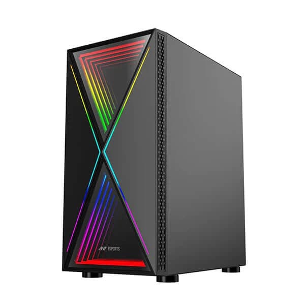 ANT ESPORTS Infinity X ATX Mid Tower Cabinet (Black) - Byte Baazar