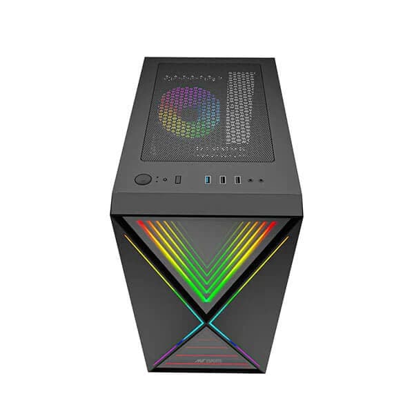 ANT ESPORTS Infinity X ATX Mid Tower Cabinet (Black) - Byte Baazar