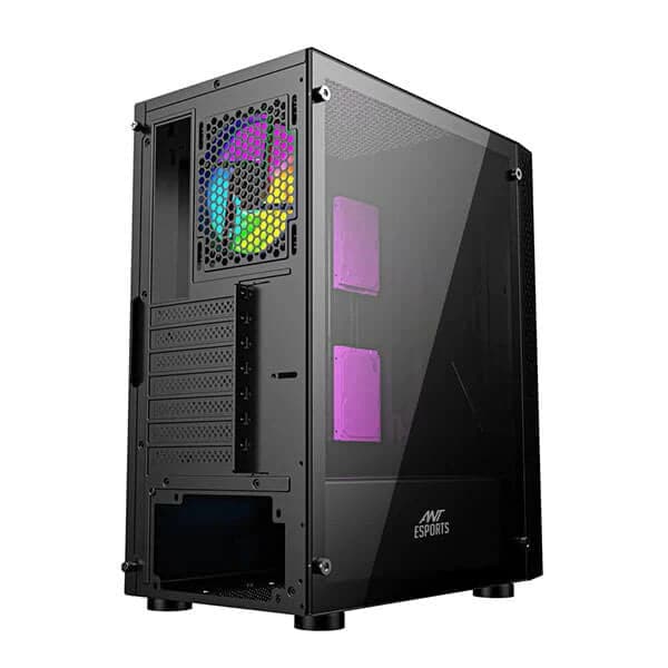 ANT ESPORTS Infinity X ATX Mid Tower Cabinet (Black) - Byte Baazar