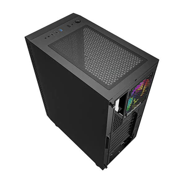 ANT ESPORTS Infinity X ATX Mid Tower Cabinet (Black) - Byte Baazar