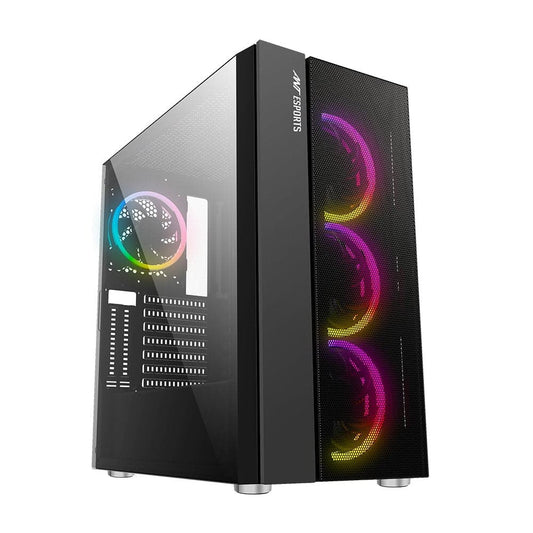 ANT ESPORTS ICE-511MT EATX Mid Tower Cabinet (Black) - Byte Baazar