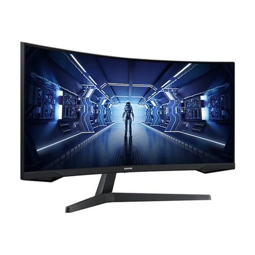 SAMSUNG Odyssey G5 LC34G55TWWWXXL 34 Inch 2K QHD 165Hz VA Panel 1MS AMD Freesync VA Gaming Monitor - Byte Baazar