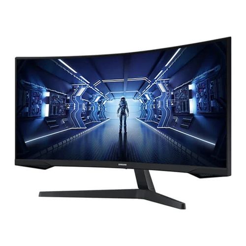 SAMSUNG Odyssey G5 LC34G55TWWWXXL 34 Inch 2K QHD 165Hz VA Panel 1MS AMD Freesync VA Gaming Monitor - Byte Baazar