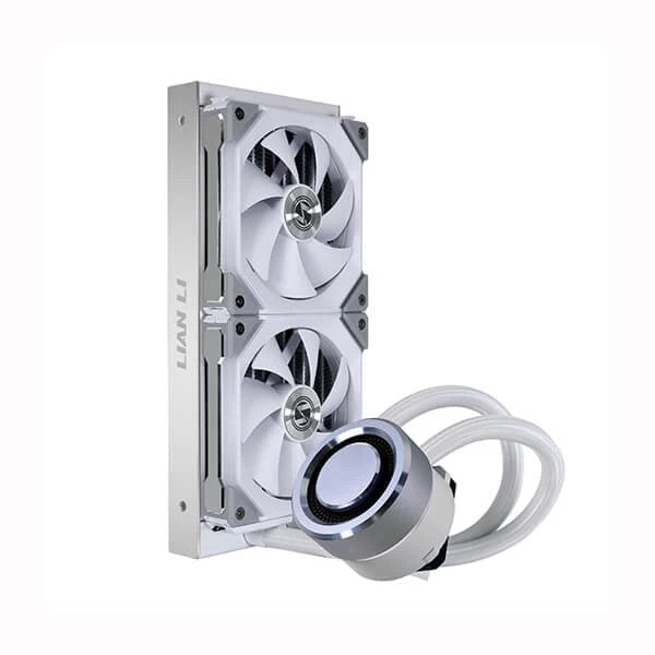 LIAN LI Galahad 240 ARGB 240mm CPU Liquid Cooler With Uni Fan SL Edition (White) - Byte Baazar