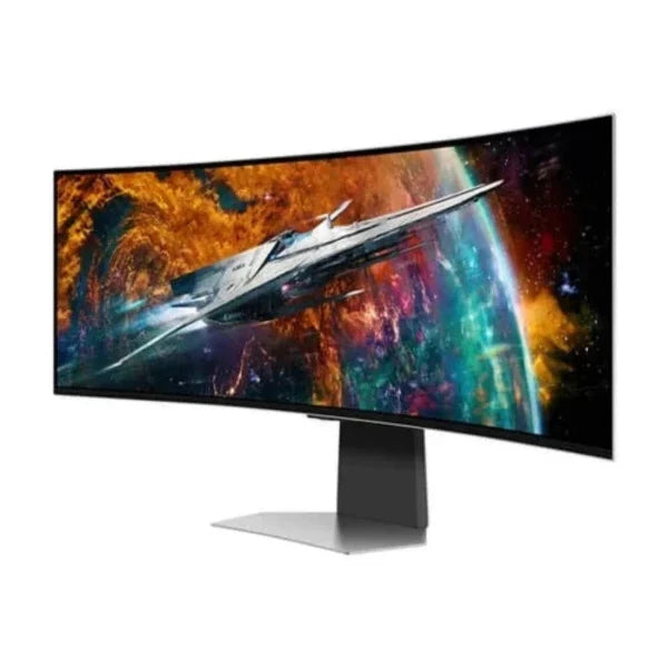 SAMSUNG Odyssey G9 LS49CG950SWXXL 49 Inch QHD 240Hz OLED Panel 99%SRGB 0.03MS AMD Freesync Curved Gaming Monitor - Byte Baazar