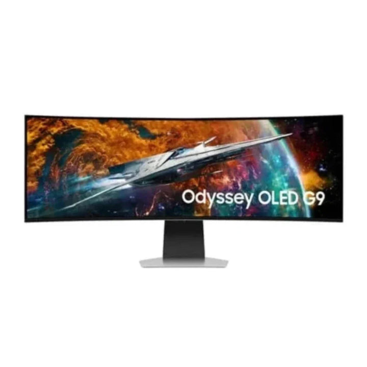 SAMSUNG Odyssey G9 LS49CG950SWXXL 49 Inch QHD 240Hz OLED Panel 99%SRGB 0.03MS AMD Freesync Curved Gaming Monitor - Byte Baazar