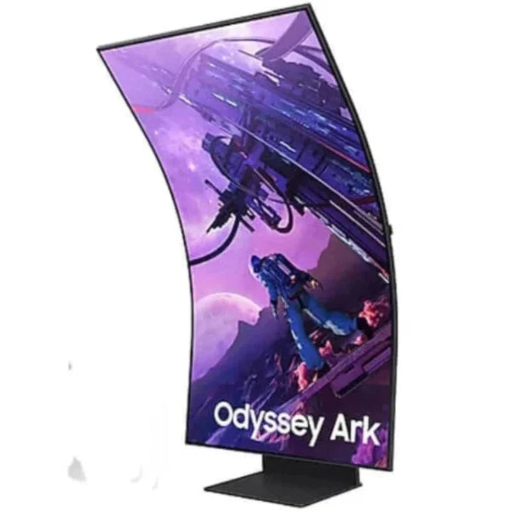 SAMSUNG Odyssey Ark LS55BG970NWXXL 55 Inch UHD 165Hz VA Panel 1MS AMD Freesync Gaming Monitor - Byte Baazar